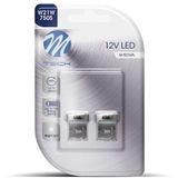 T20 - W21W - Autoverlichting LED - Daglichtwit - 2 Stuks - 12V DC