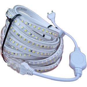 Lichtslang groen - 5 meter - gebruiksklaar | 230V AC - 60 LED's/m | sproeidicht - IP65