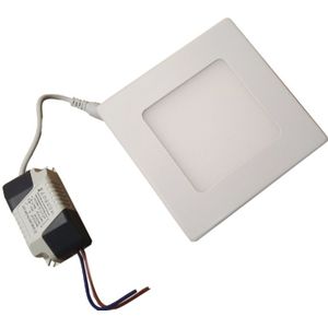 LED downlight vierkant | 120 x 120mm | 6 Watt warmwit | 3000K | inbouw