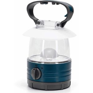 Camping LEDlamp op batterijen (exclusief) - tentlamp daglichtwit blauw - noodlamp met ophanghaak
