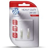 T5 - Autolamp Set - 24V DC - 2x Autoverlichting - LED Kleur Daglichtwit