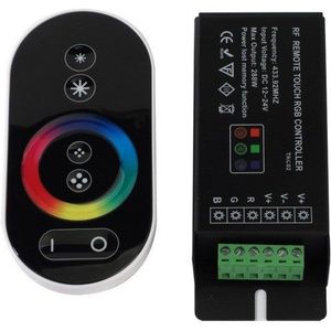 LEDstrip RGB | RF afstandsbediening | touch | 12V/24V 3x4A