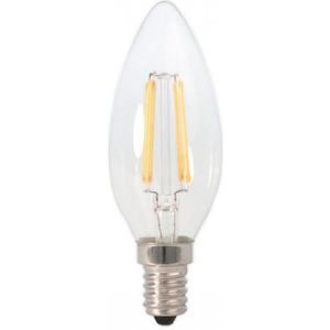 E14 kaarslamp 3 stuks | LED 4W=40W | warmwit filament 2700K | dimbaar | 230 Volt