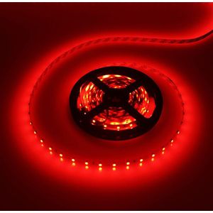 LEDstrip rood | 12V DC - 4,8W - 60 LED's/m | binnenshuis IP20 | 4 meter | dimbaar