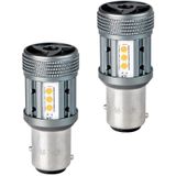 LEDPLANET - BAY15d 1157 Autolamp Set - Rood - 2 Stuks - 12V & 24V