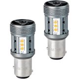 LEDPLANET - BAY15d 1157 Autolamp Set - Rood - 2 Stuks - 12V & 24V