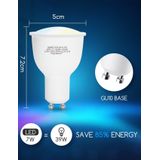 GU10 - WiFi LED Spot - Warmwit - Daglichtwit - 7W - AigoSmart App