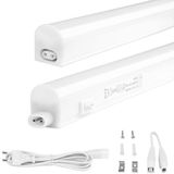 LEDbar 230V AC | 4W=40W | koelwit 4000K | stekker 150cm - 313mm