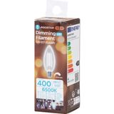 Kaarslamp - E27 - Dimbaar - Daglichtwit - C35 - 4W - 400Lm