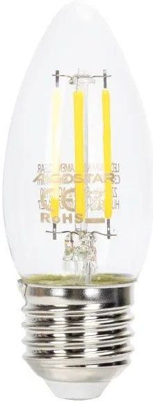 Kaarslamp - E27 - Dimbaar - Daglichtwit - C35 - 4W - 400Lm