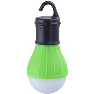 LED tentlamp | camping LEDlamp op batterij | 3 standen | groen
