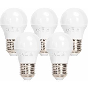 Aigostar - Kogellamp - Set van 5 - Daglichtwit - LED - E27 Fitting