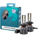 H7 koplamp set daglichtwit 6500K - 50 Watt & 5000 Lm/stuk | 12V & 24V DC - actieve koeling