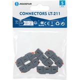 PCT - LT-211 - Lasklem Set - 5 Stuks - 1x1-voudige Verbindingsklem - 0.08-4mm²