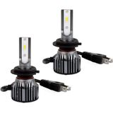 H7 koplamp set daglichtwit 6500K - 50 Watt & 5000 Lm/stuk | 12V & 24V DC - actieve koeling