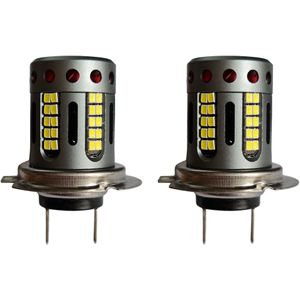 H7 koplamp set | 2x  60-SMD LED daglichtwit 6000K - 1950 Lm/stuk | CAN-BUS 12-18V DC