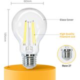 LED - E27 Gloeilamp Vervanger - Wit - Voor Binnengebruik - IP20