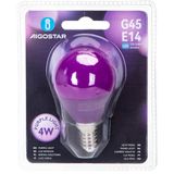 Kogellamp - E14 - Paars - LED - 4W