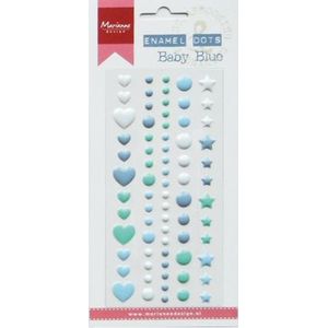 Pl4513 Enamal dots - Baby blue
