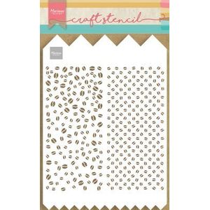 Ps8091 Craft stencil - Slimline A4  Coffee Beans