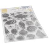 Cs1061 Clear stamp - Colorfull Silhouette - Sea Shells - 26delig
