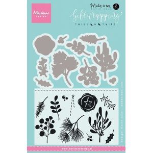 Clear stamp - Giftwrapping: Twigs & twine - Karin Joan