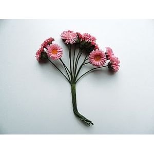 Ju0886 Kaarten decoratie - Pink bouquet