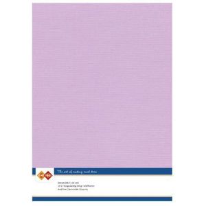 Carddeco - Kaartenkarton linnen A4 - kleur 57 Magnolia pink verpakt per 10vel