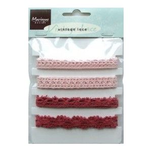 Ju0844 Vintage lace pink