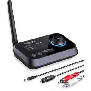 Brightside - Bluetooth Zender en Ontvanger - Receiver - Draadloze Audio Transmitter voor TV & Muziek - Dubbele Koppeling