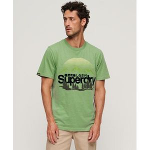 Superdry Herren Core Logo Great Outdoors T-shirt Grün - Größe: Xxl