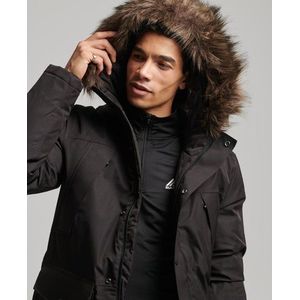 Superdry Herren Sport Everest Snow Daunenparka Schwarz - Größe: S