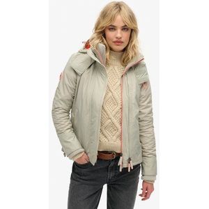 Superdry Damen Pop Arctic Sd-windcheater mit Kapuze und Reißverschluss Grau - Größe: 42