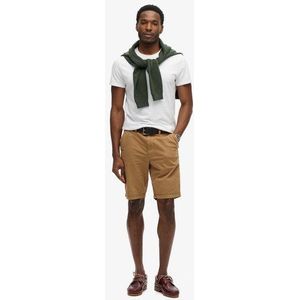 Superdry Herren Vintage International Shorts Braun - Größe: 34