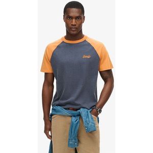 Superdry Herren Essential Baseball-t-shirt mit Logo Marineblau - Größe: L