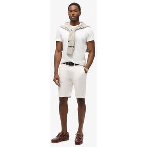 Superdry Herren Chinoshorts im Vintage-style Weiß - Größe: 30