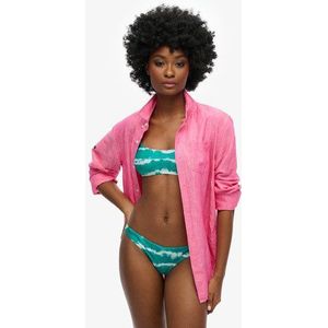 Superdry Damen Batik-bikinioberteil aus Recyceltem Material Grün - Größe: 42