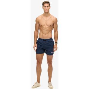 Superdry Men's 15"" Sportswear Badeshorts mit Stickerei Marineblau - Größe: Xxl