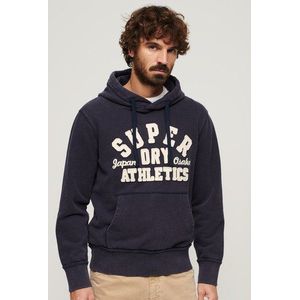 Superdry Herren Vintage Athletic Hoodie Marineblau - Größe: Xxl