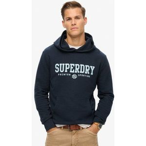 Superdry Herren Core Sport Hoodie Marineblau - Größe: L
