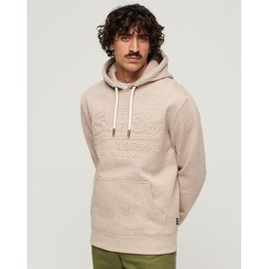 Superdry Herren Hoodie mit Geprägtem Vintage-logo Beige - Größe: L