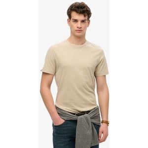 Superdry Men's Klassisches Essential T-shirt Beige - Größe: Xxl