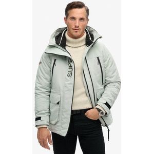 Superdry Herren Ultimative Sd-windjacke mit Kapuze und Stickerei Hellgrau - Größe: Xxxl