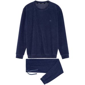 HOM - Ronnie - Huispak - Zacht Velours Katoen - Met Lange Mouwen