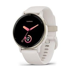 Garmin Vivoactive 5 Music - Smartwatch - AMOLED - 11 dagen - Ivory/Cream Gold