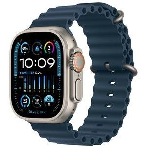 Apple Watch Ultra 2 - 49 mm - Blauw Ocean-bandje (maat M)