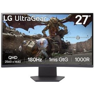 LG UltraGear 27GS60QC-B - QHD Curved Gaming monitor - 180hz - 27 inch