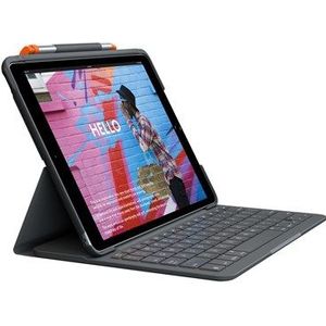 Logitech Slim Folio Apple iPad (2021/2020) Toetsenbord Hoes QWERTY