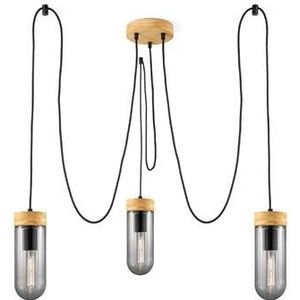 Home Sweet Home Hanglamp Capri - rook glas - 120x120x100cm