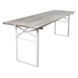 MaximaVida inklapbare picknicktafel Berlijn 200 x 70 cm whitewash